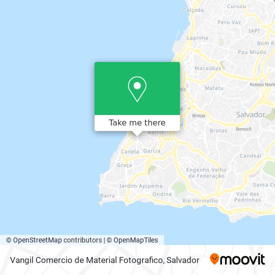Vangil Comercio de Material Fotografico map