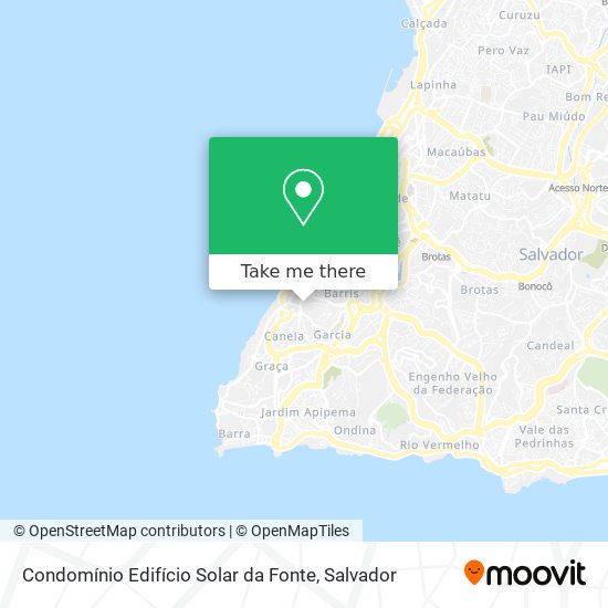 Mapa Condomínio Edifício Solar da Fonte