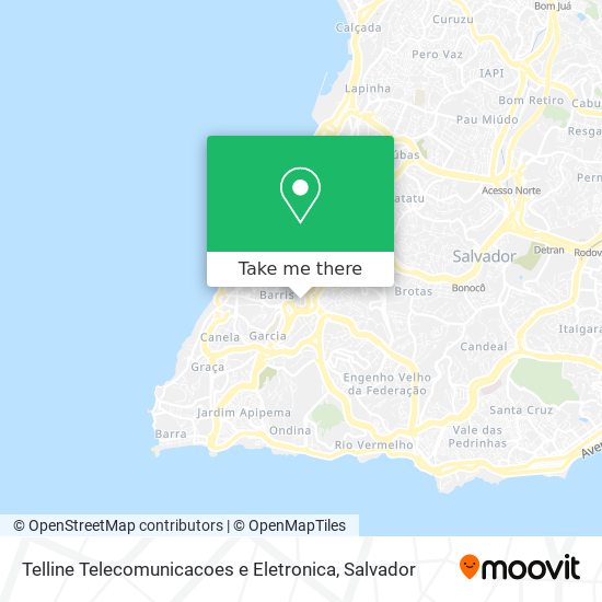 Telline Telecomunicacoes e Eletronica map