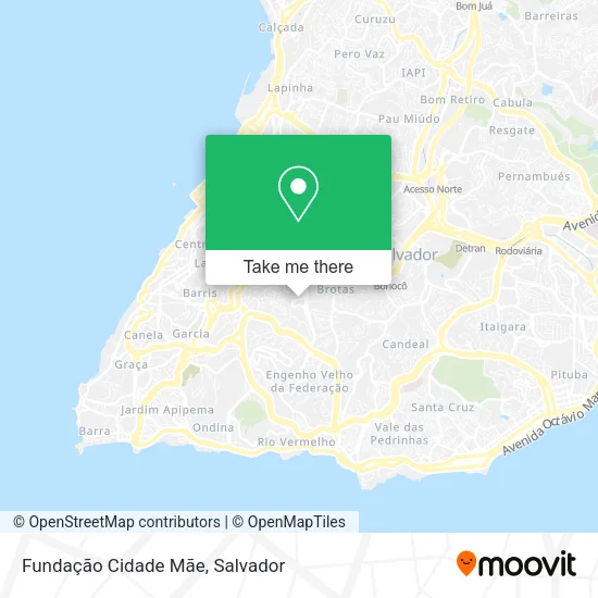 Fundação Cidade Mãe map