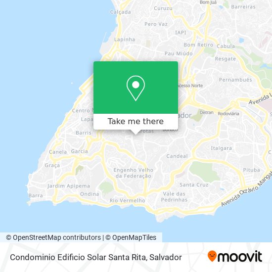 Condominio Edificio Solar Santa Rita map