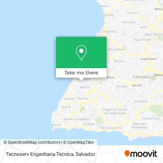 Tecnoserv Engenharia Tecnica map