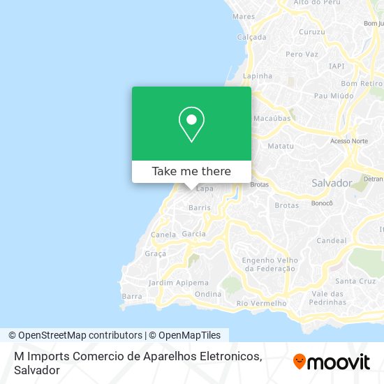 Mapa M Imports Comercio de Aparelhos Eletronicos