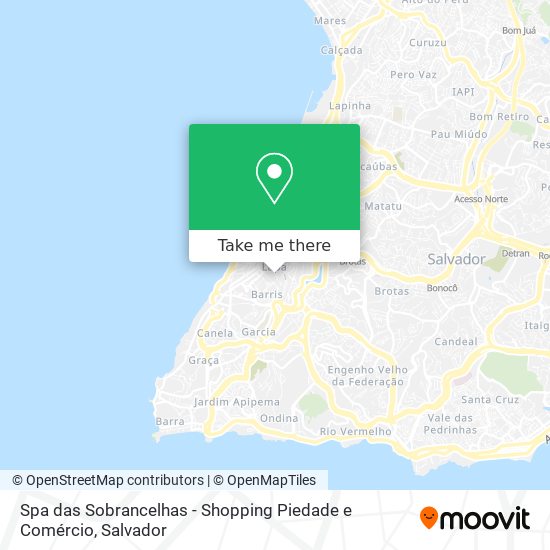 Spa das Sobrancelhas - Shopping Piedade e Comércio map