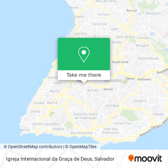 Igreja Internacional da Graça de Deus map