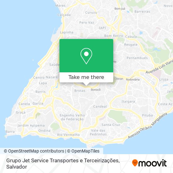 Grupo Jet Service Transportes e Terceirizações map