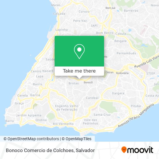 Bonoco Comercio de Colchoes map