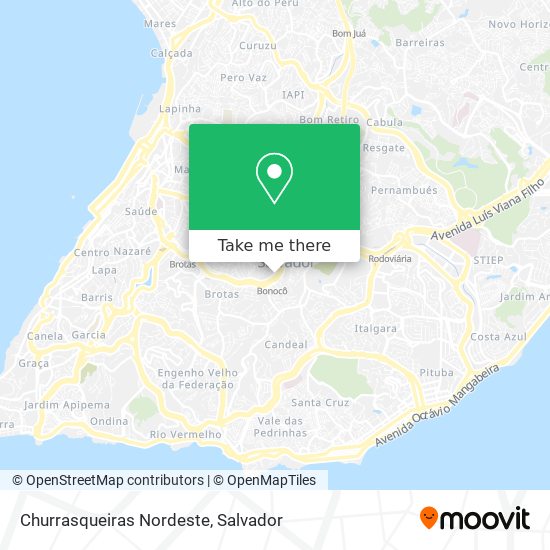 Churrasqueiras Nordeste map