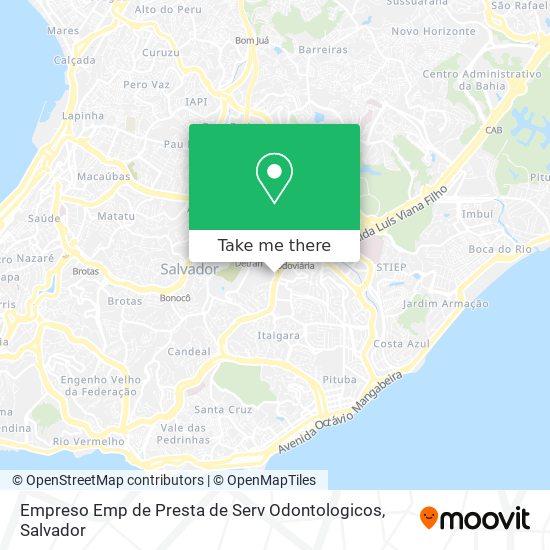 Empreso Emp de Presta de Serv Odontologicos map