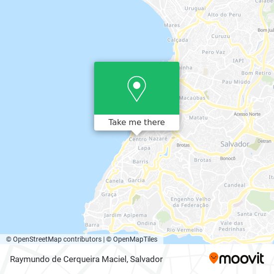 Raymundo de Cerqueira Maciel map