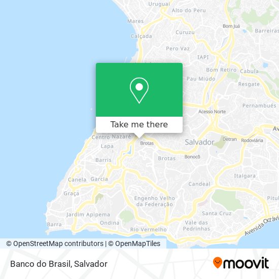 Banco do Brasil map