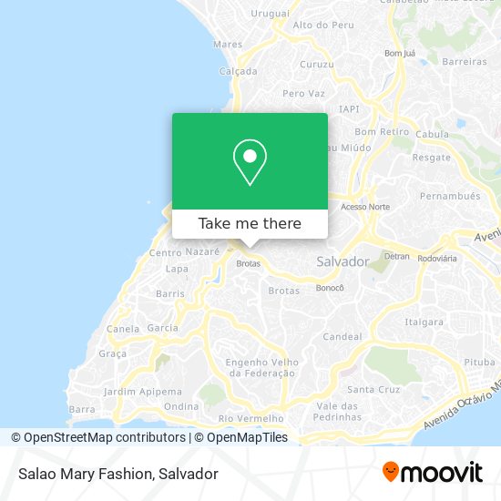 Salao Mary Fashion map