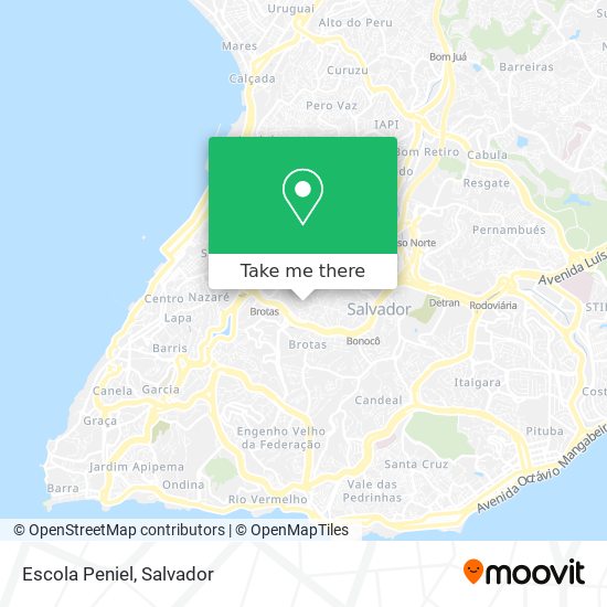 Escola Peniel map