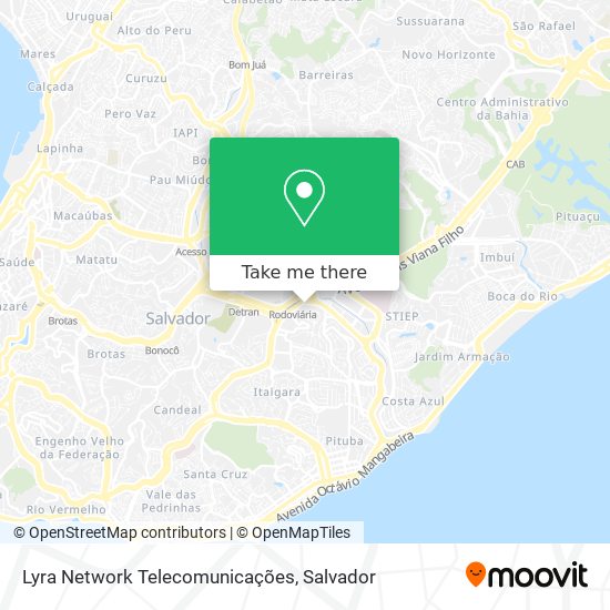 Lyra Network Telecomunicações map