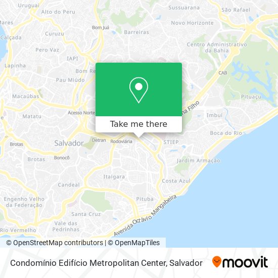 Condomínio Edifício Metropolitan Center map