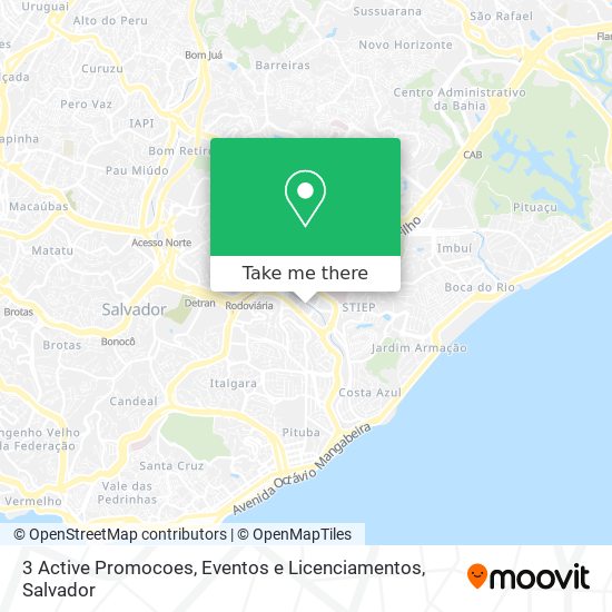 Mapa 3 Active Promocoes, Eventos e Licenciamentos