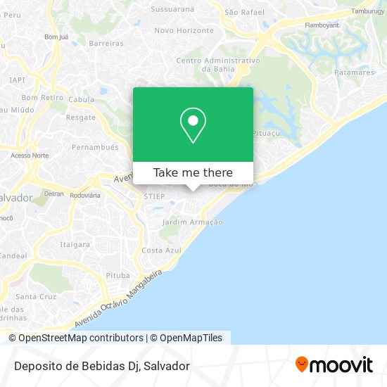 Deposito de Bebidas Dj map