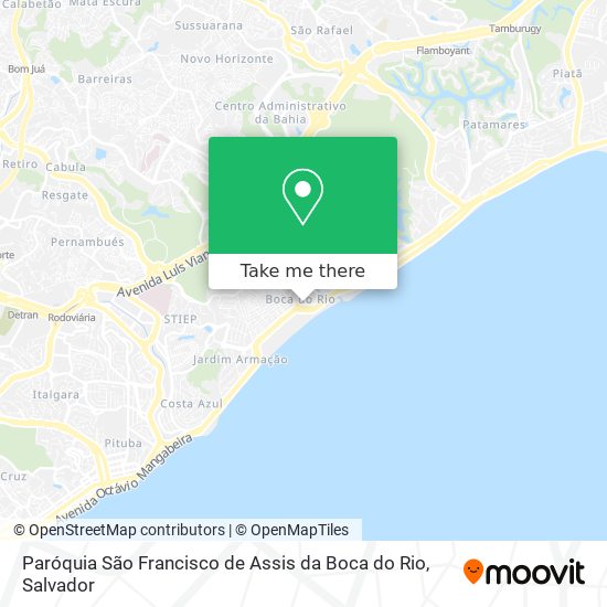 Paróquia São Francisco de Assis da Boca do Rio map