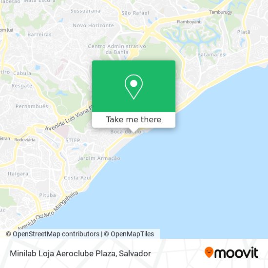 Mapa Minilab Loja Aeroclube Plaza