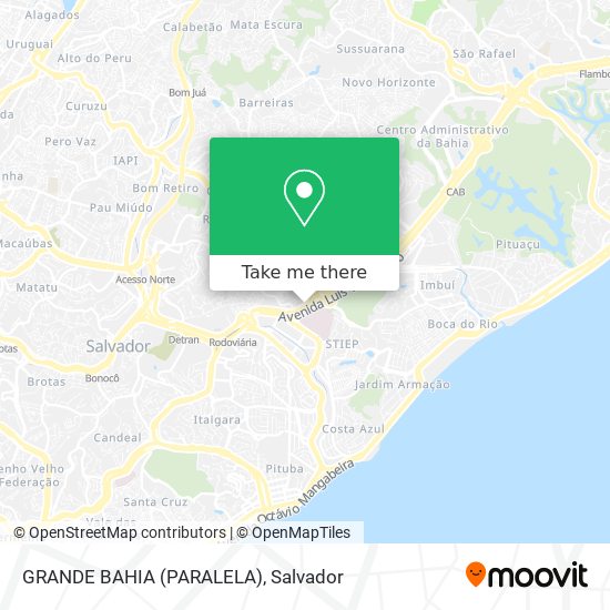 GRANDE BAHIA (PARALELA) map