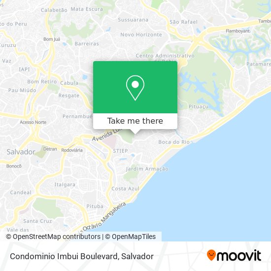 Condominio Imbui Boulevard map