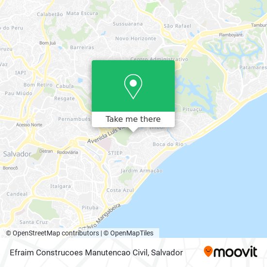 Efraim Construcoes Manutencao Civil map