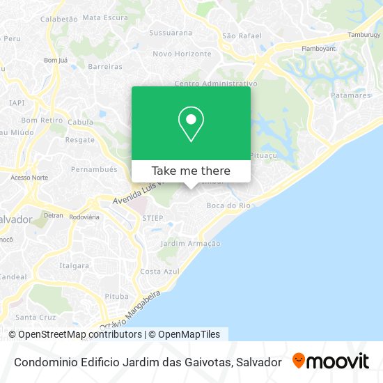 Mapa Condominio Edificio Jardim das Gaivotas