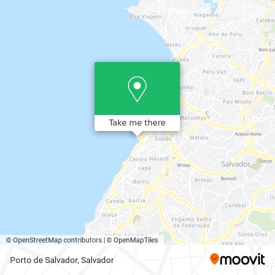 Mapa Porto de Salvador