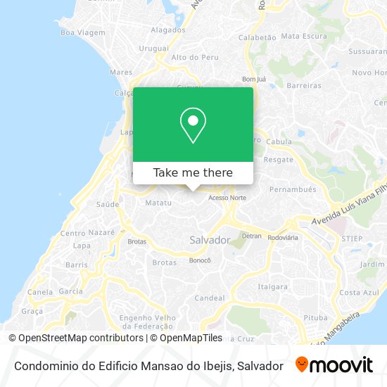 Condominio do Edificio Mansao do Ibejis map