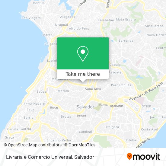 Livraria e Comercio Universal map