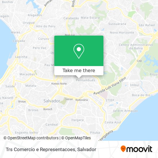Trs Comercio e Representacoes map