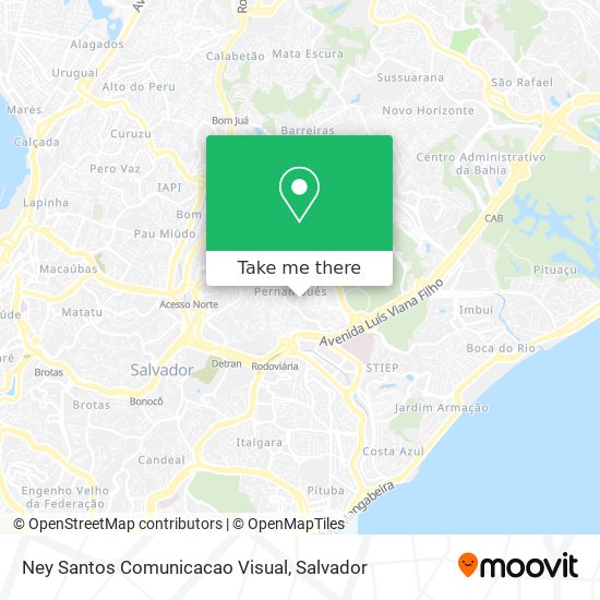 Ney Santos Comunicacao Visual map