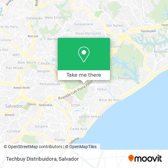 Techbuy Distribuidora map