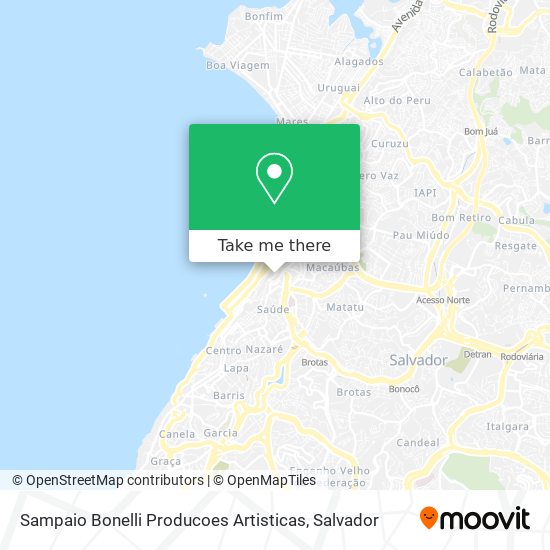 Mapa Sampaio Bonelli Producoes Artisticas