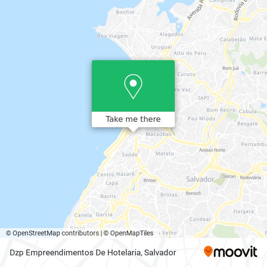 Mapa Dzp Empreendimentos De Hotelaria