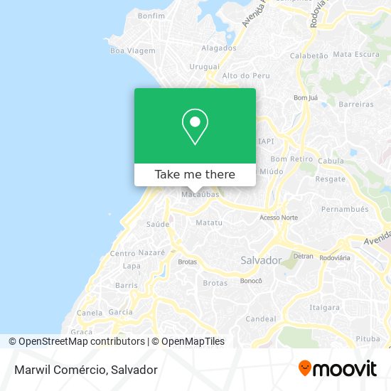 Marwil Comércio map