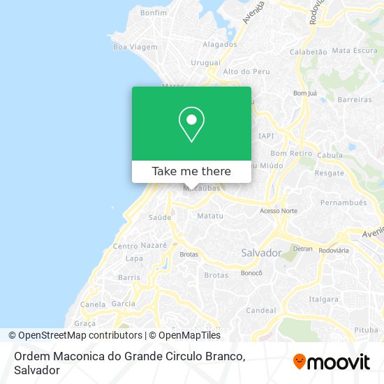 Ordem Maconica do Grande Circulo Branco map