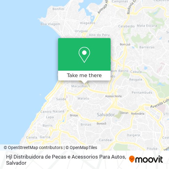 Mapa Hjl Distribuidora de Pecas e Acessorios Para Autos