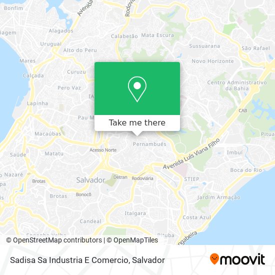 Sadisa Sa Industria E Comercio map