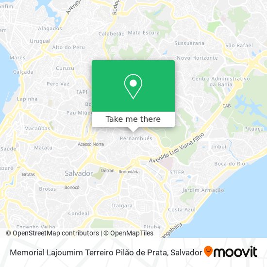 Memorial Lajoumim Terreiro Pilão de Prata map