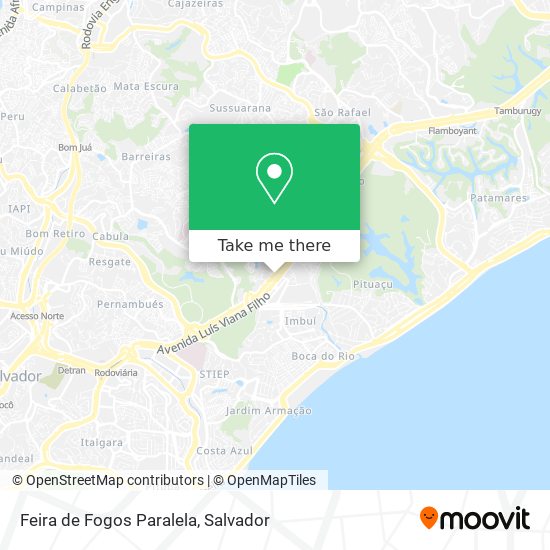 Feira de Fogos Paralela map