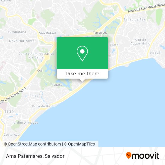 Ama Patamares map