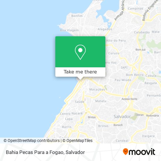Mapa Bahia Pecas Para a Fogao