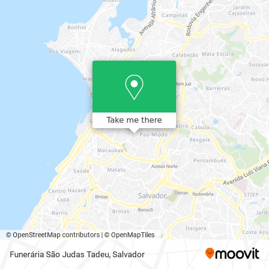 Funerária São Judas Tadeu map