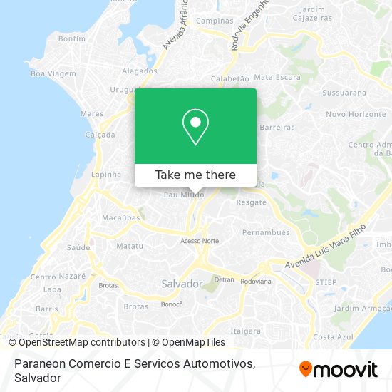 Paraneon Comercio E Servicos Automotivos map