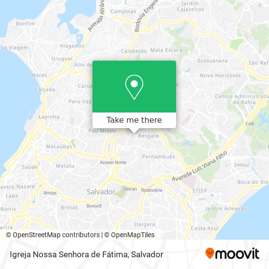 Igreja Nossa Senhora de Fátima map