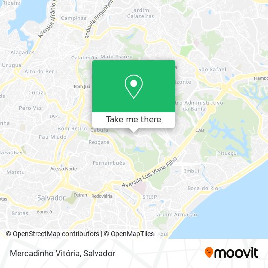 Mapa Mercadinho Vitória