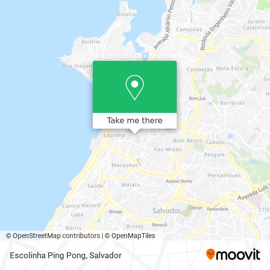 Mapa Escolinha Ping Pong