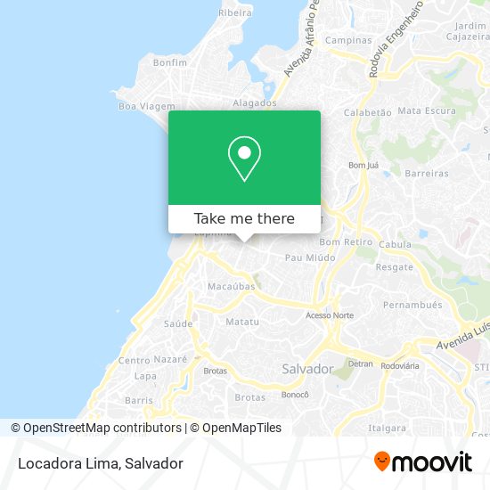 Locadora Lima map