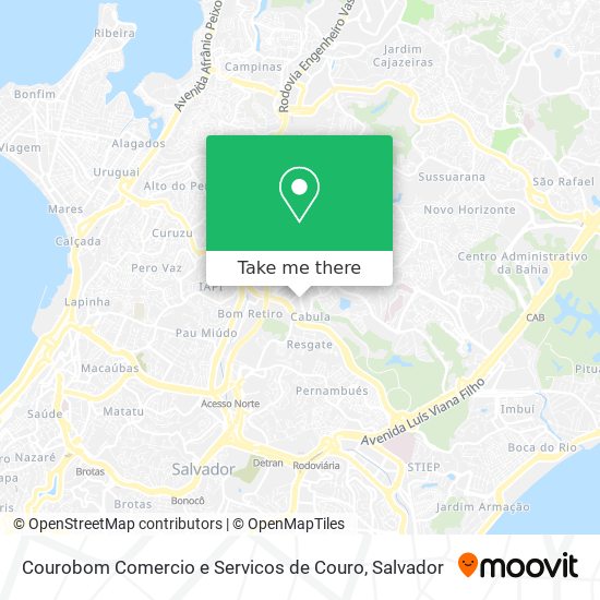 Courobom Comercio e Servicos de Couro map